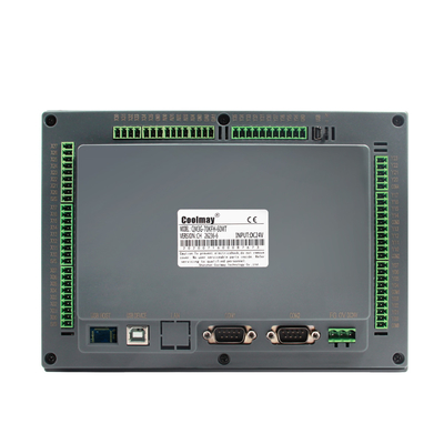 Linux System 7'' Touch Screen Panel PLC HMI All In One 8 Channel High Speed Pulse