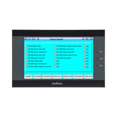 Combo HMI PLC con pantalla táctil de 5 pulgadas, controlador PLC HMI de 32 bits, máx. 4AI/2AO