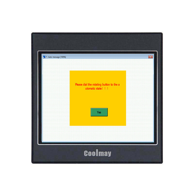 Panel de control HMI de tipo C con luz de fondo RS232 / RS485 Soporta MODBUS