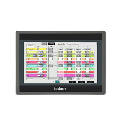 Coolmay 10' 10 pulgadas HMI pantalla táctil Modbus Tcp/Ip RS485 RS232 Ethernet Panel táctil HMI