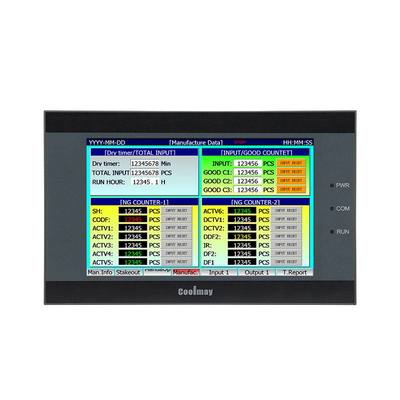 Controlador PLC con pantalla táctil incorporada automatización de procesamiento de alta velocidad amplias opciones de E/S fácil integración